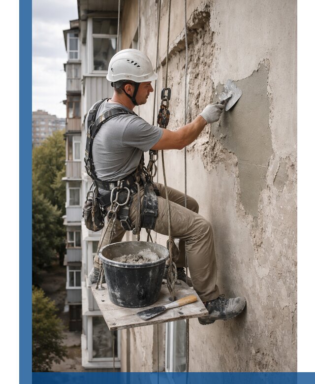 Восстановление фасадной штукатурки в Шелехове с гарантией качества