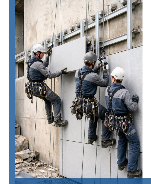 Монтаж вентилируемого фасада в Шелехове под ключ с гарантией качества