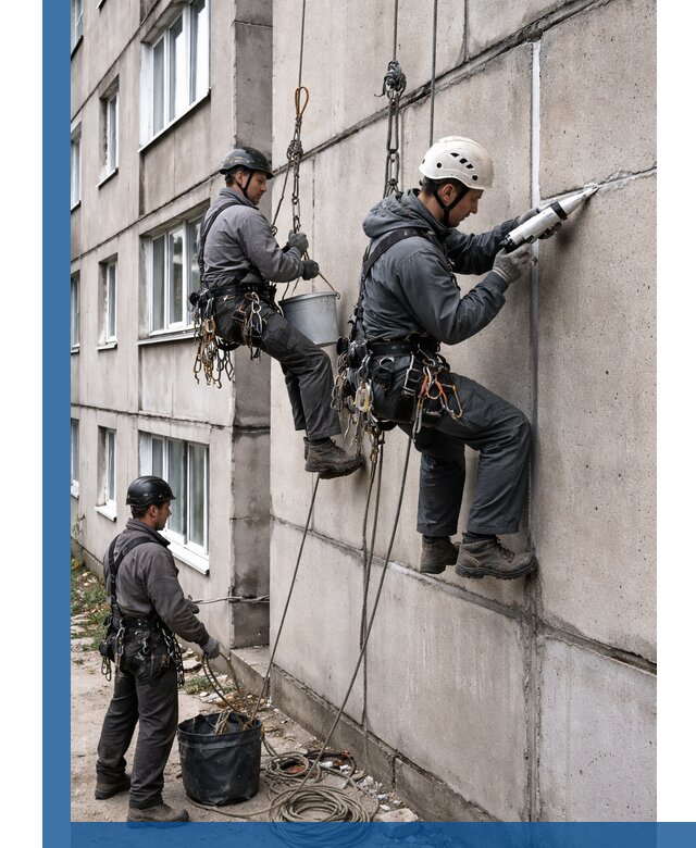 Герметизация межпанельных швов в Шелехове с гарантией герметичности