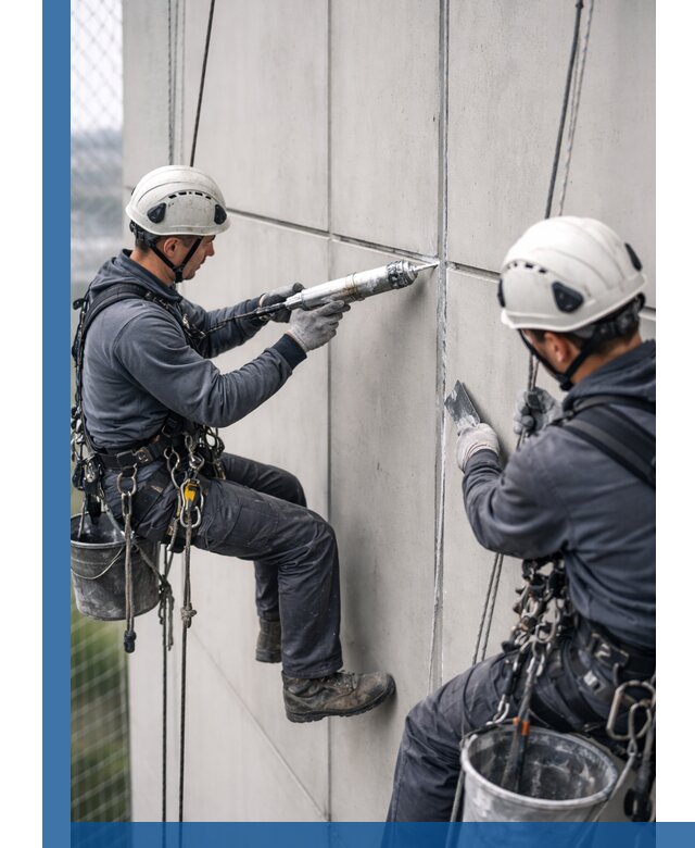 Первичная герметизация швов фасадов и кровель в Шелехове