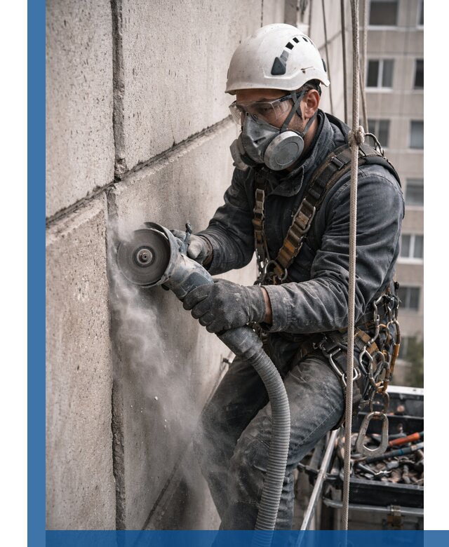 Штробление межпанельных швов в Шелехове качественно и быстро