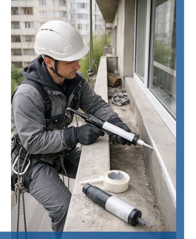 Герметизация швов лоджии в Шелехове от 4822 р. | ВЫСОТНИК-Шлх