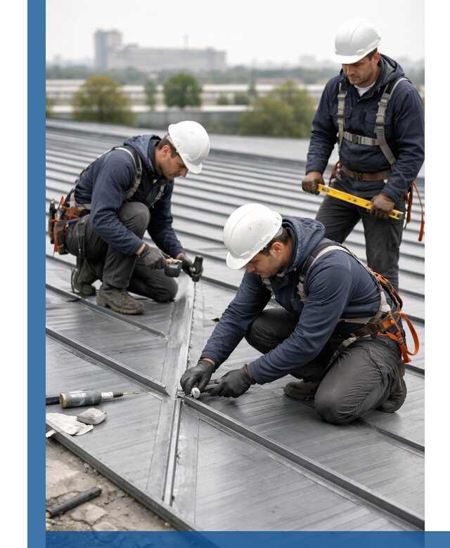 Ремонт фальцевой кровли в Шелехове срочно и качественно