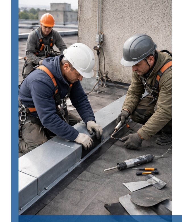 Ремонт кровельных примыканий в Шелехове профессионально