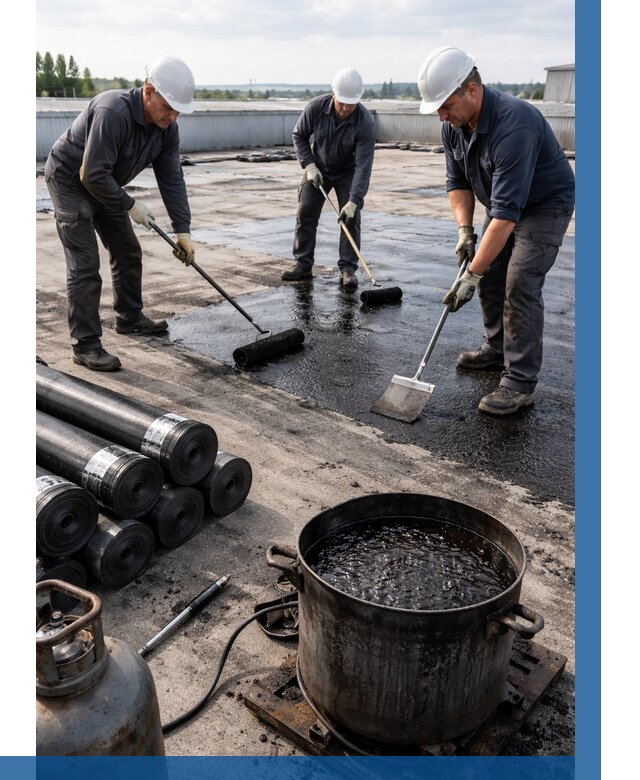 Гидроизоляция кровли мастикой в Шелехове от 643 р. | ВЫСОТНИК-Шлх