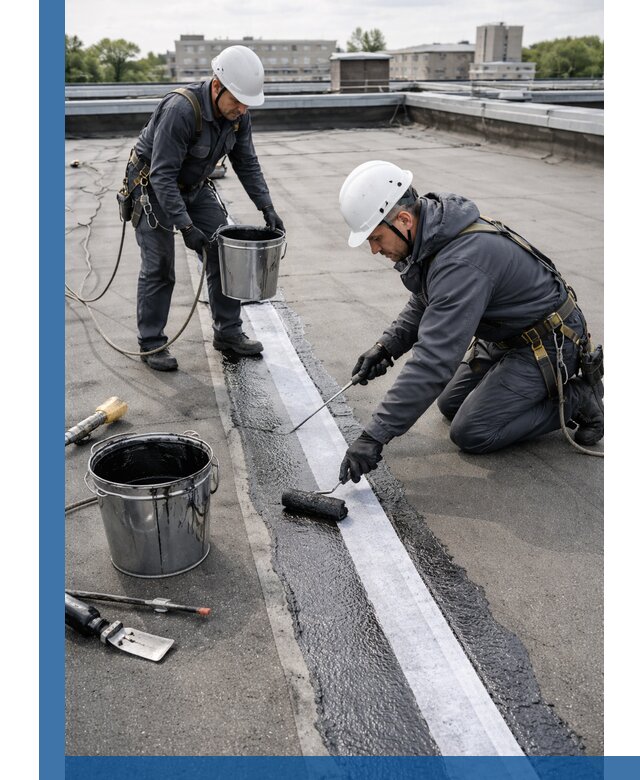 Гидроизоляция кровли мастикой в Шелехове надежная защита