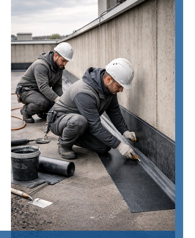 Гидроизоляция примыканий на кровле в Шелехове от 964 р. | ВЫСОТНИК-Шлх