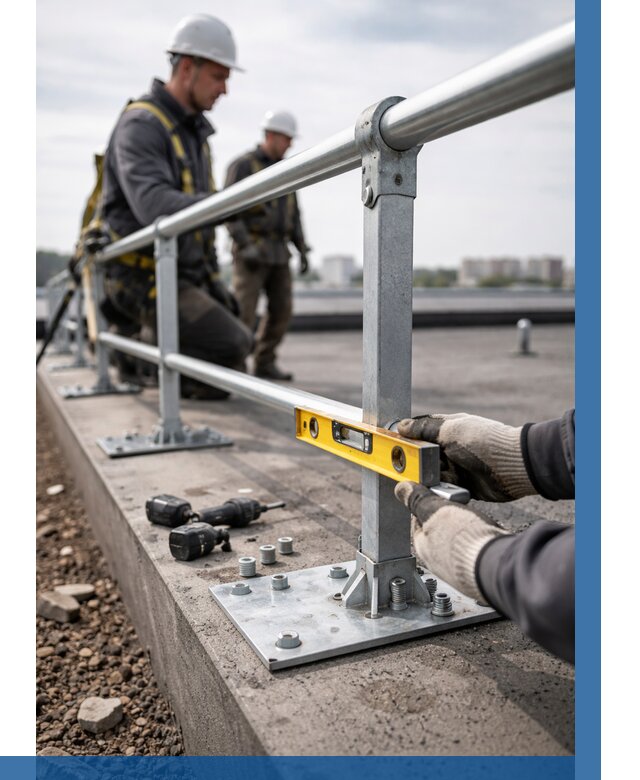 Монтаж кровельного ограждения в Шелехове от 1286 р. | ВЫСОТНИК-Шлх