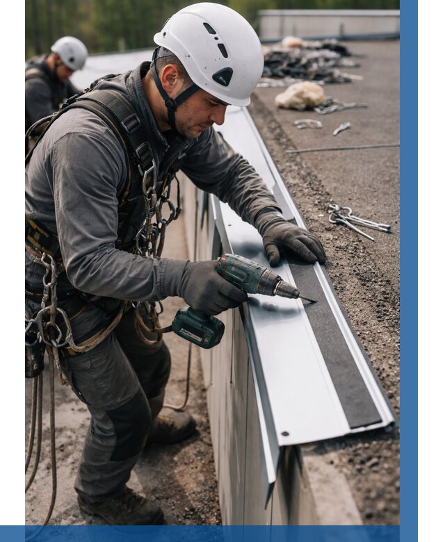 Монтаж капельника на кровле в Шелехове от 321 р. | ВЫСОТНИК-Шлх