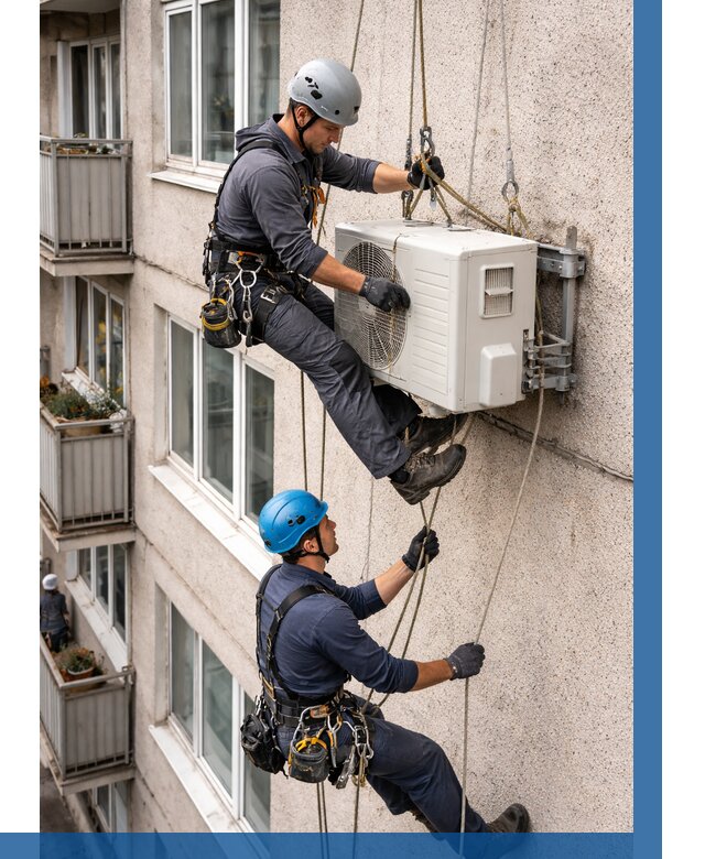 Перенос внешнего блока кондиционера в Шелехове от 9644 р.| ВЫСОТНИК-Шлх