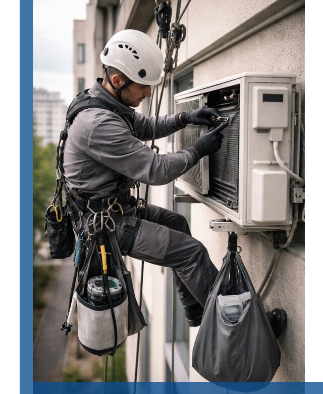 Обслуживание внешнего блока кондиционера в Шелехове профессионально