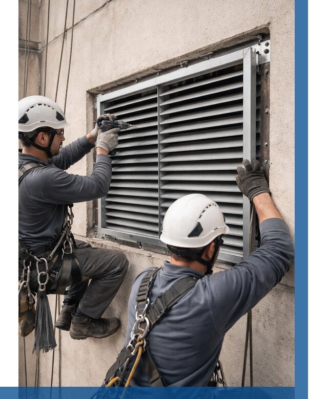 Монтаж вентиляционных решеток в Шелехове от 4822 р. | ВЫСОТНИК-Шлх