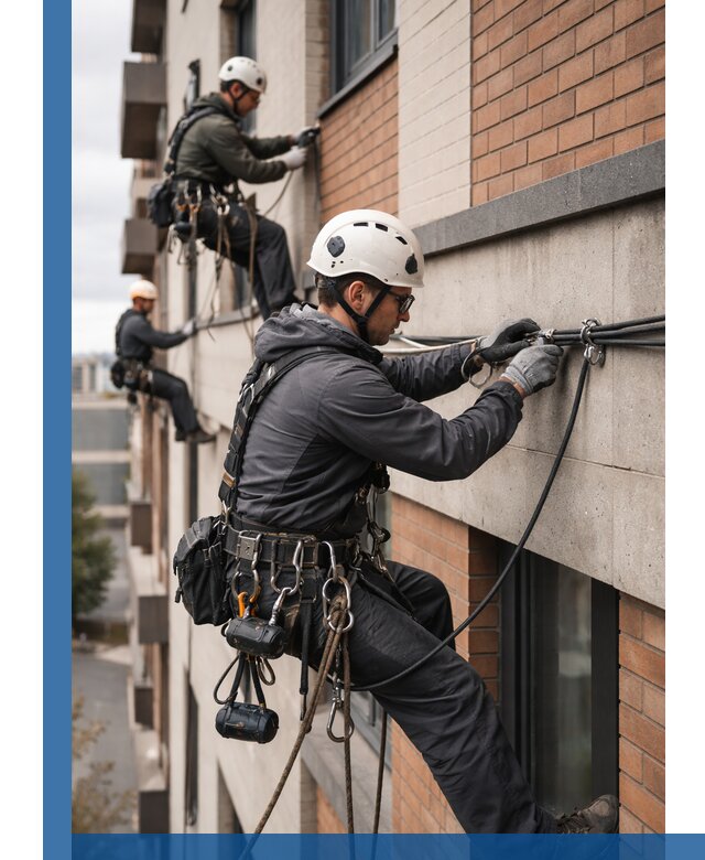 Крепление кабеля на фасаде монтаж и крепеж в Шелехове