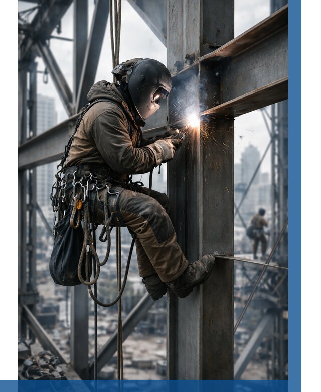 Высотные сварочные работы в Шелехове от 3750 р. | ВЫСОТНИК-Шлх