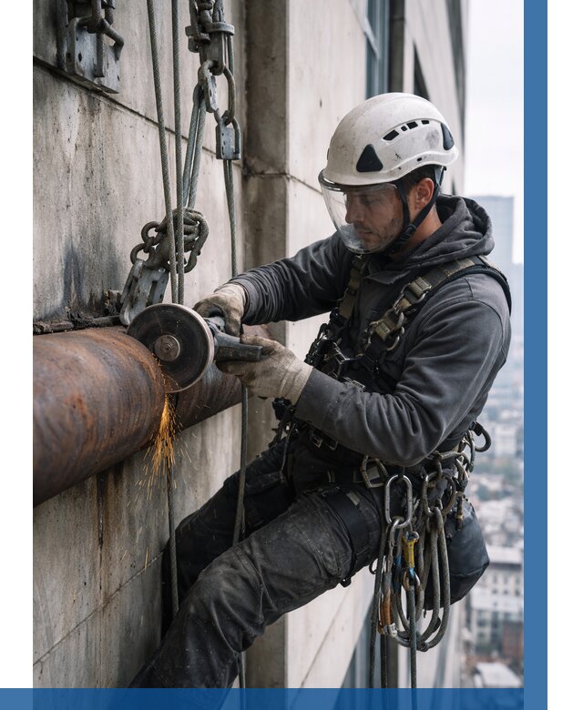 Резка металла на высоте в Шелехове по цене от 4822 р. | ВЫСОТНИК-Шлх