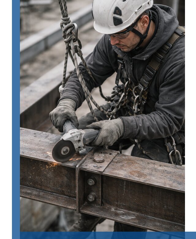 Резка металла на высоте в Шелехове для зданий и конструкций