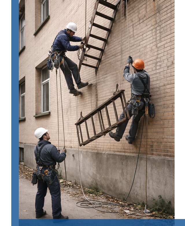 Демонтаж пожарной лестницы в Шелехове быстро и безопасно