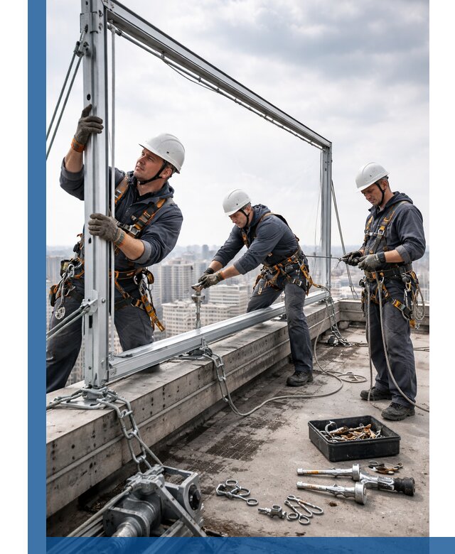 Монтаж крышных рекламных конструкций под ключ в Шелехове