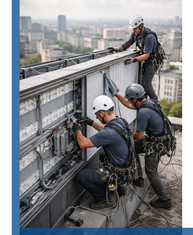 Профессиональное обслуживание крышной рекламы в Шелехове под ключ