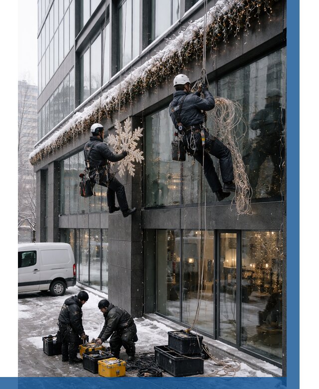 Демонтаж новогоднего оформления в Шелехове от 5893 р. | ВЫСОТНИК-Шлх