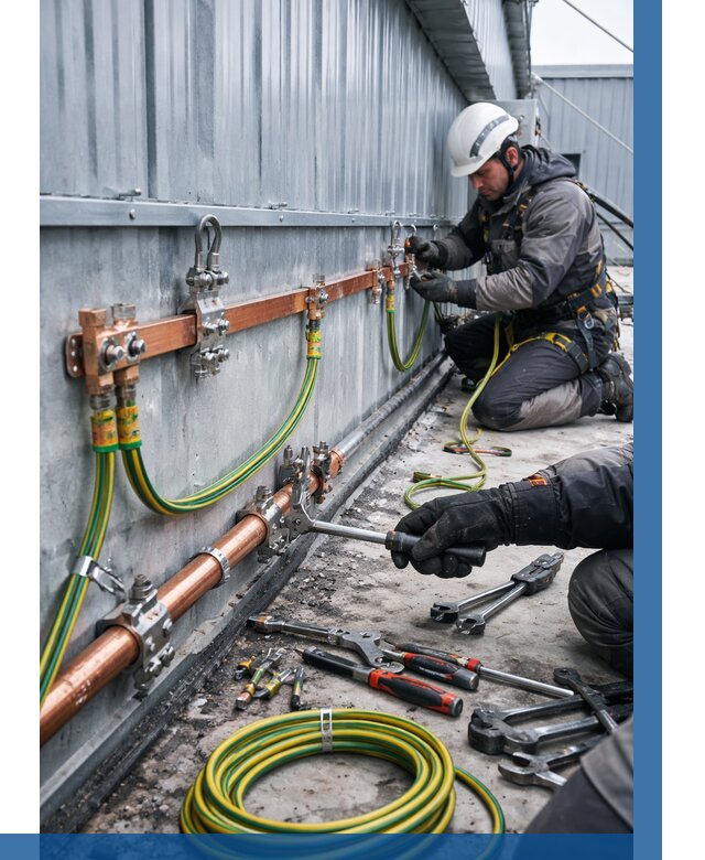 Монтаж заземления здания в Шелехове от 26788 р. | ВЫСОТНИК-Шлх