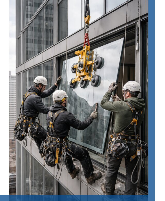 Фасадное остекление зданий под ключ в Шелехове от 10715 р. | ВЫСОТНИК-Шлх