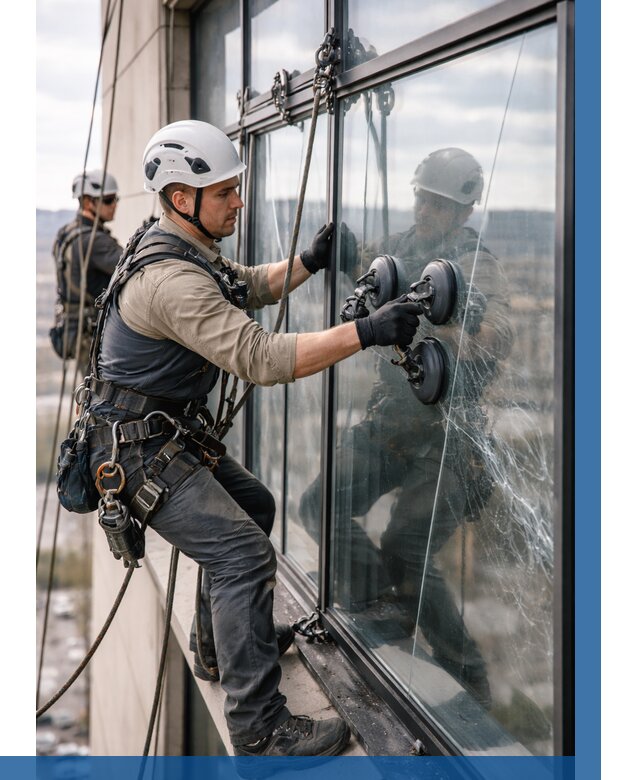 Замена стекла в витраже в Шелехове под ключ от 9108 р. | ВЫСОТНИК-Шлх