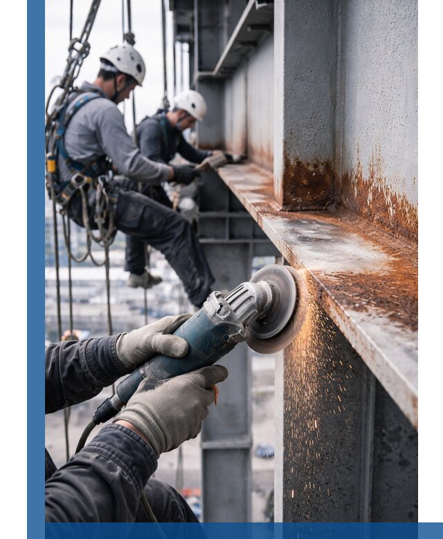 Зачистка металла от ржавчины и подготовка поверхностей в Шелехове