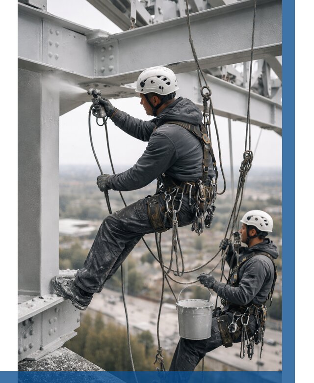 Покраска металлоконструкций на высоте в Шелехове 375 р |ВЫСОТНИК-Шлх