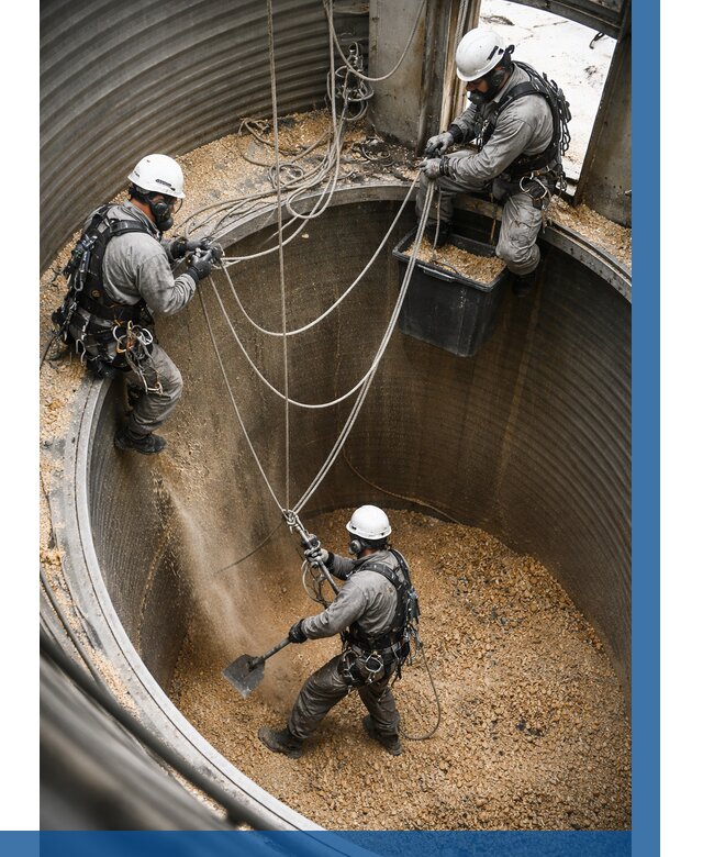 Чистка зерновых бункеров в Шелехове от 12858 р. | ВЫСОТНИК-Шлх