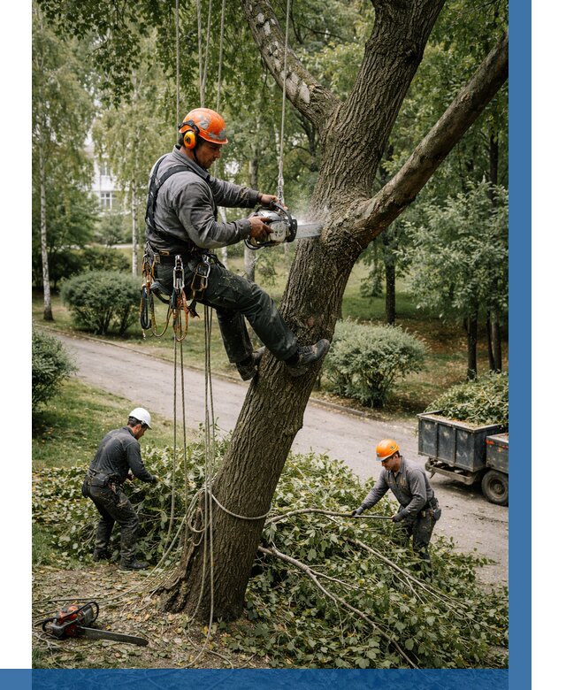 Кронирование деревьев в Шелехове от 6965 р. | ВЫСОТНИК-Шлх