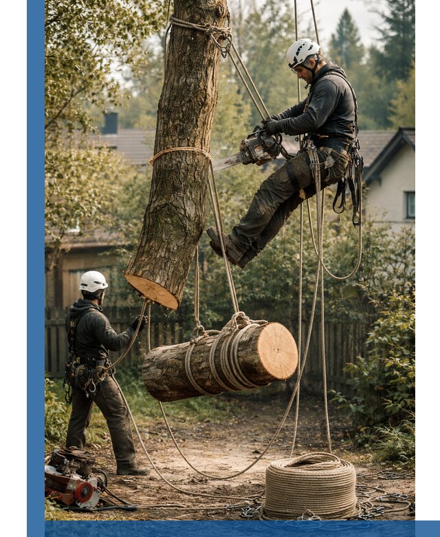 Валка деревьев частями в Шелехове, безопасно и аккуратно