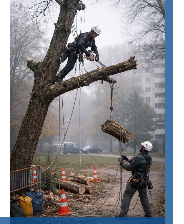 Удаление аварийных деревьев в Шелехове от 16073 р. | ВЫСОТНИК-Шлх