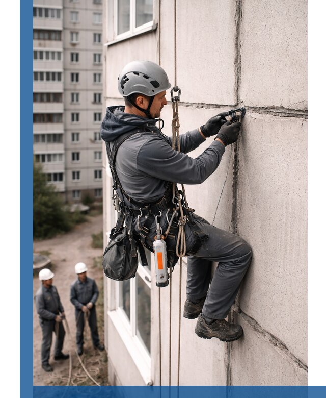 Обследование межпанельных швов и герметизация в Шелехове